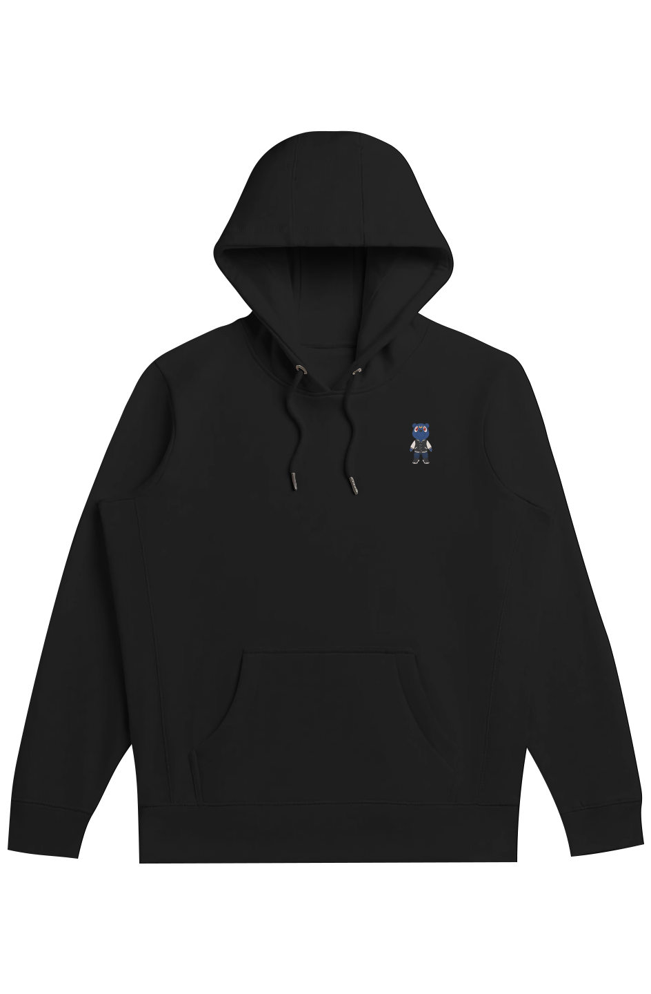 trillion bear embroidered Heavyweight Organic Brushed Hood